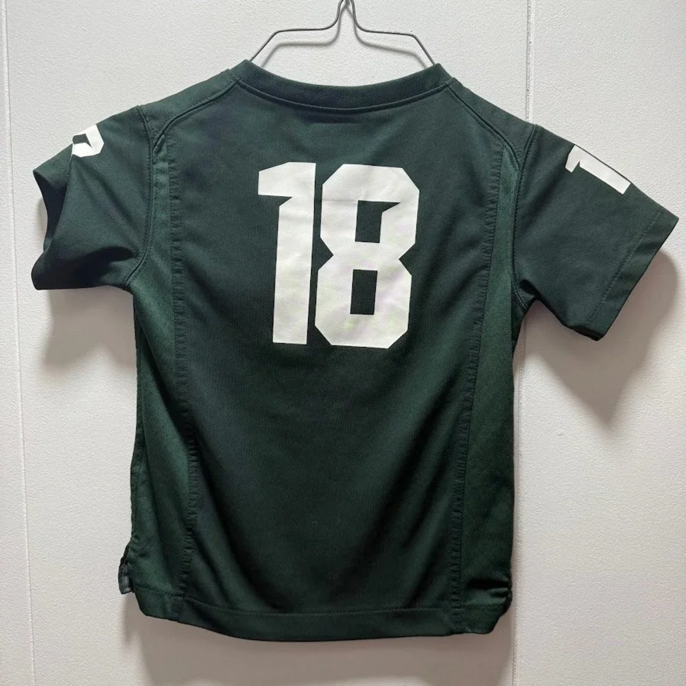 Nike Michigan State Spartans Football Jersey 18 Green Kids 3T